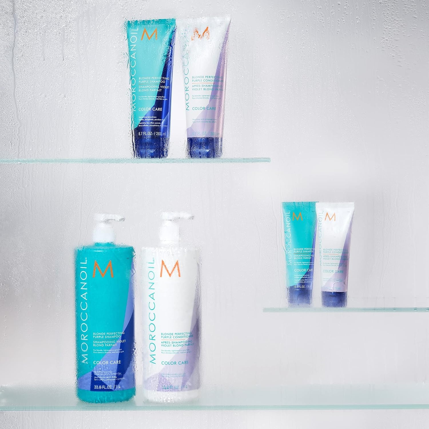 image:imageMoroccanoilPaket AntiGelbstich Shampoo und Lila Conditioner Fr Perfektes Blond200 ml