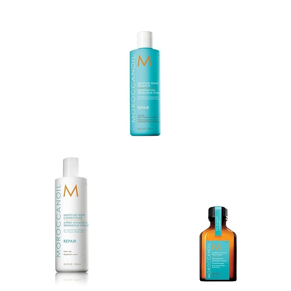 image:imageMoroccanoil Moisture Regenerierendes Shampoo and ConditionerShampoo  Conditionner 250ml mit Behandlung 25ml