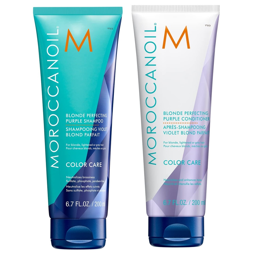 image:imageMoroccanoilPaket AntiGelbstich Shampoo und Lila Conditioner Fr Perfektes Blond200 ml