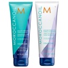 Moroccanoil-Paket: AntiGelbstich Shampoo und Lila Conditioner Für Perfektes Blond(200 ml)
