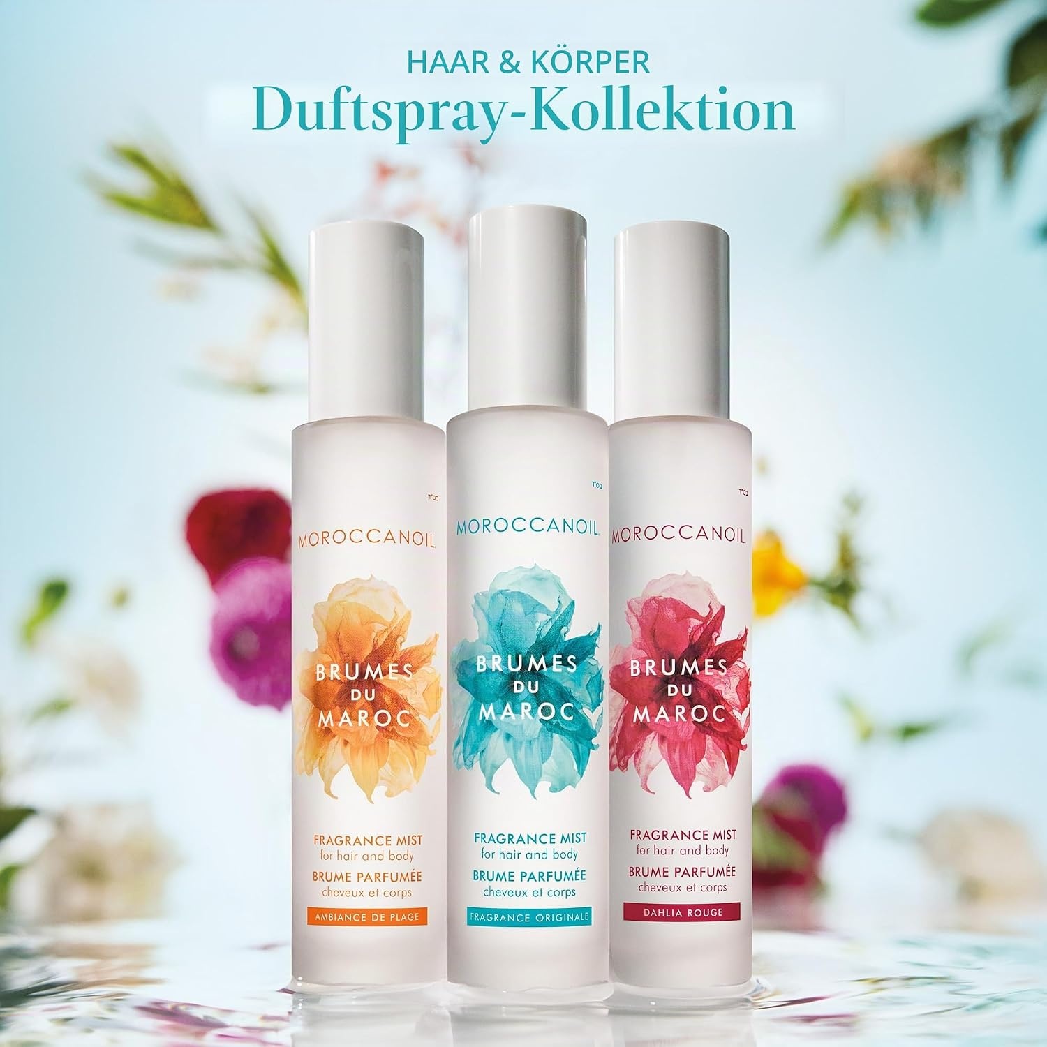 image:imageMoroccanoil Feinster Duft fr Haar und Krper Ambiance de Plagedahlia rouge