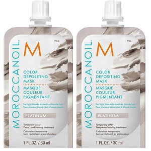 Moroccanoil Color Depositing Mask Probepackung, Platinum(1 stück (2er Pack))